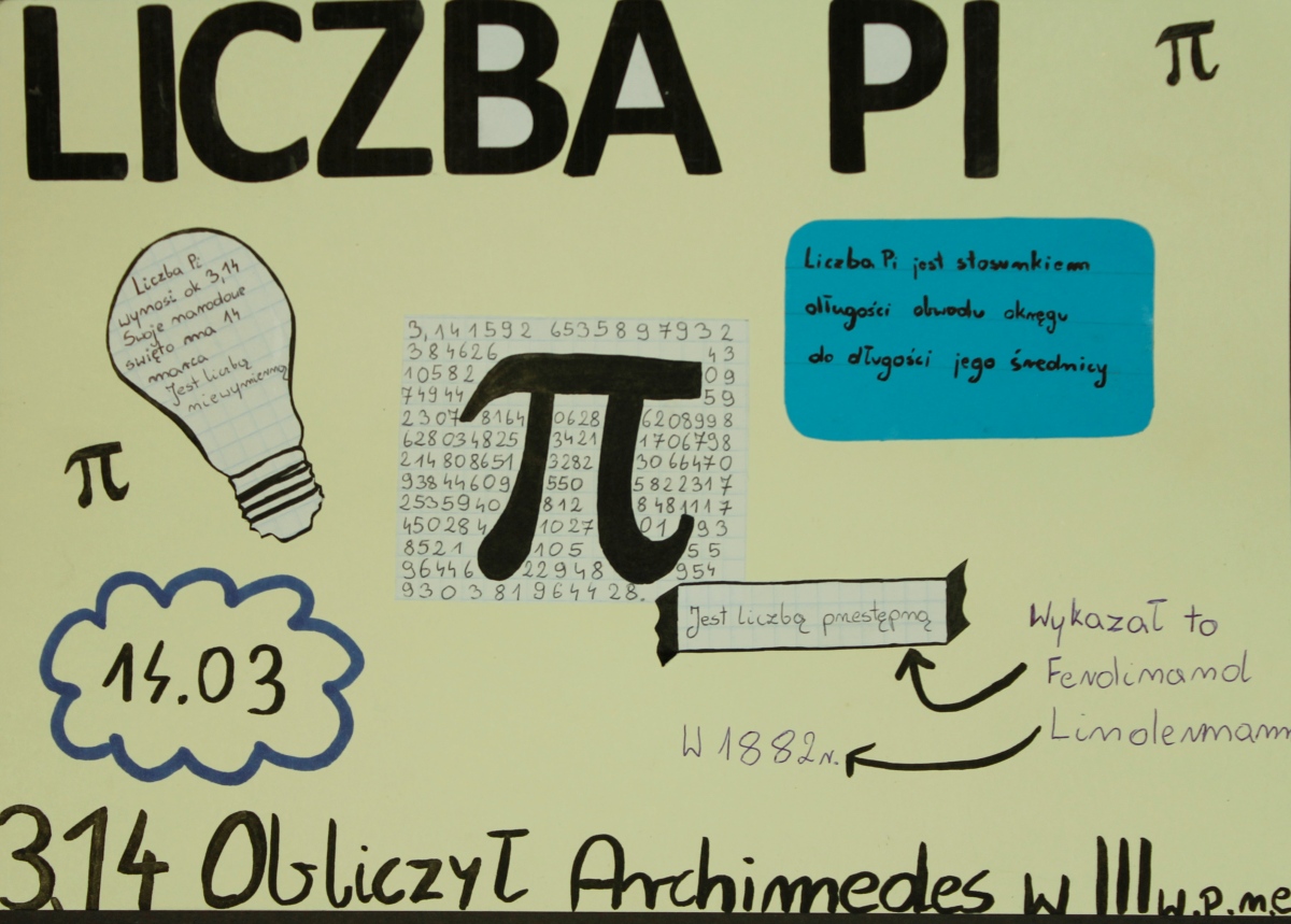 Pomysły Na Plakat O Liczbie Pi Galeria Święto Liczby PI 2023 - Plakat i Fotografia konkursowa - Zespół